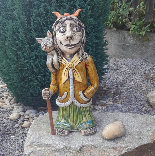 Ježibabka s kocourem