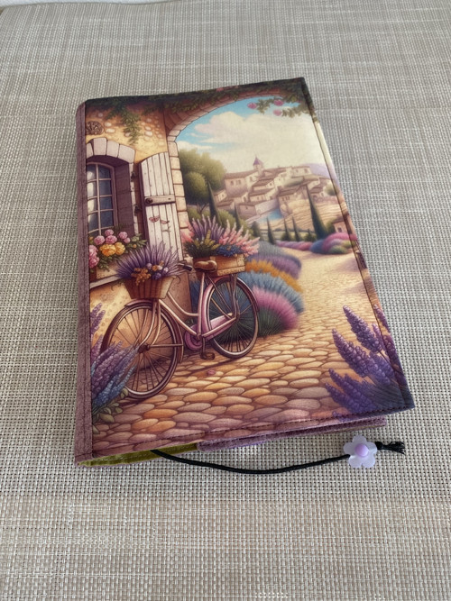 Obal na knihu - Provence retro kolo