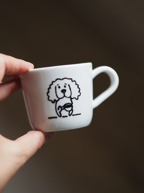 Šálek na espresso s podšálkem PEJSEK