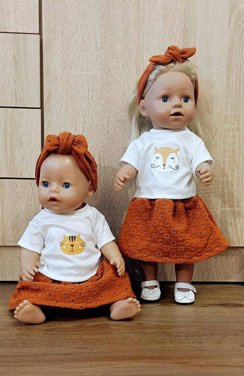 Set 3 ks pro Baby Born panenku 43 - 46 cm