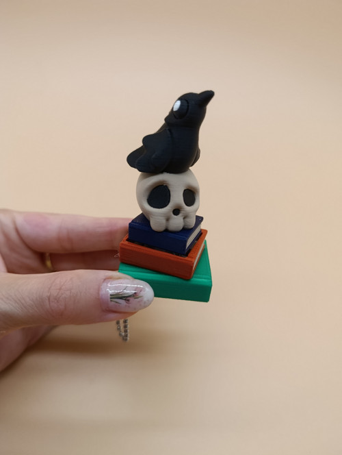 Halloween klikač – Havran na lebce