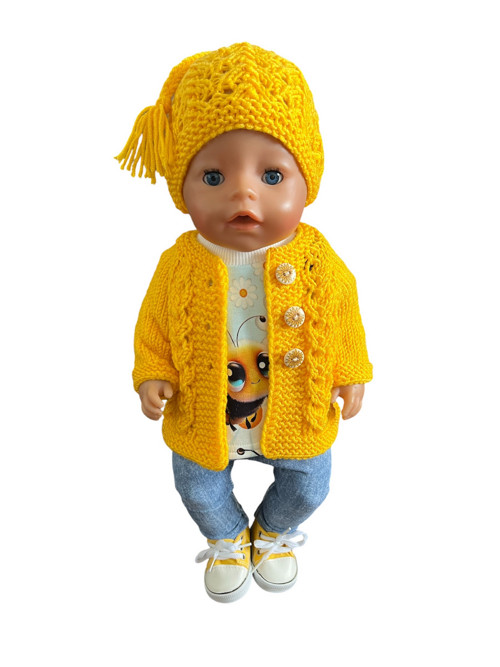 Set pro Baby Born 43 cm - žltý