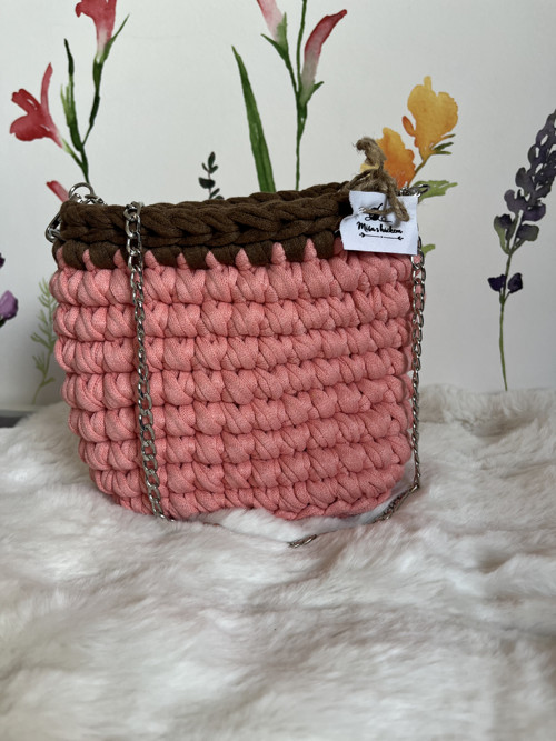 Háčkovaná bucket bag — foto 1