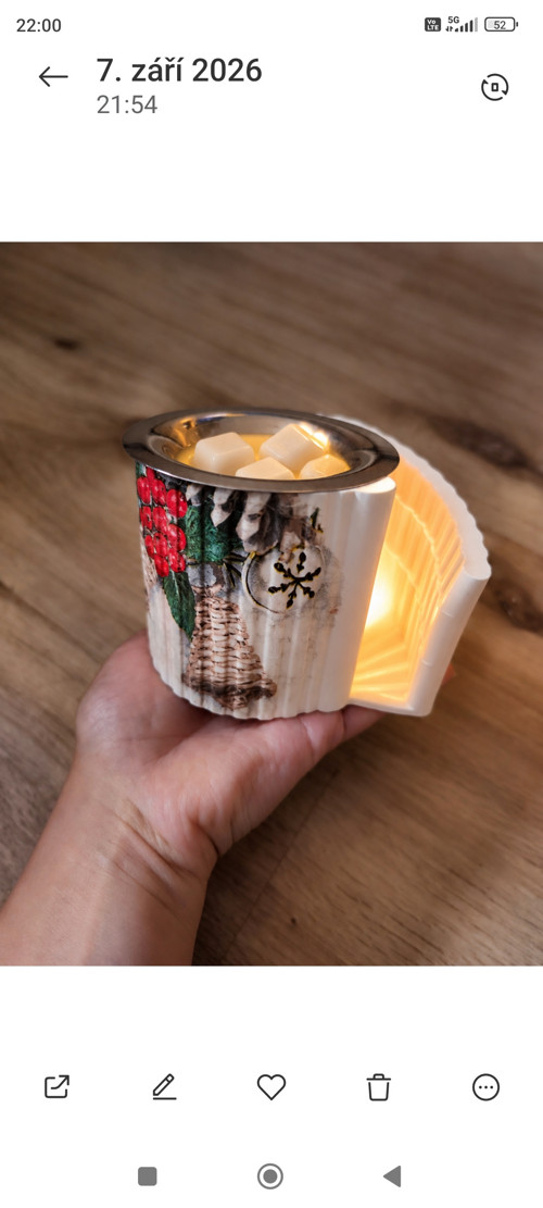 Vánoční aromalampa — foto 1