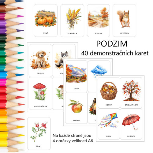 PODZIM - 40 demonstračních karet v PDF
