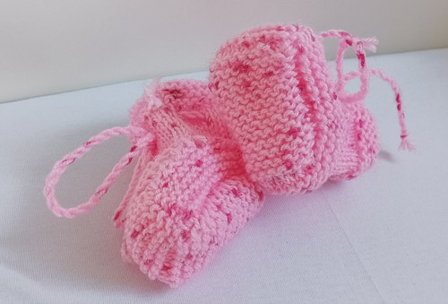 Růžové bačkůrky 7 cm
