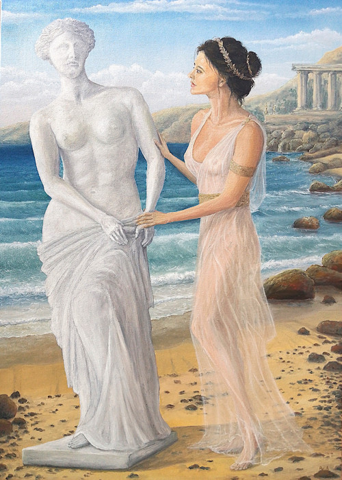 Setkání Venuší - olej 50x70