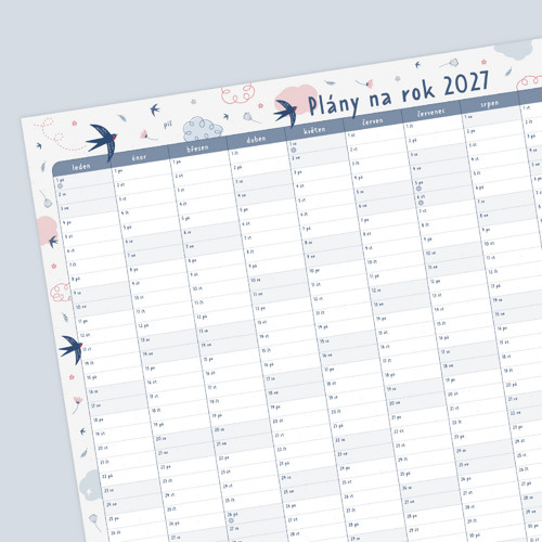Velký roční plánovací kalendář 2027