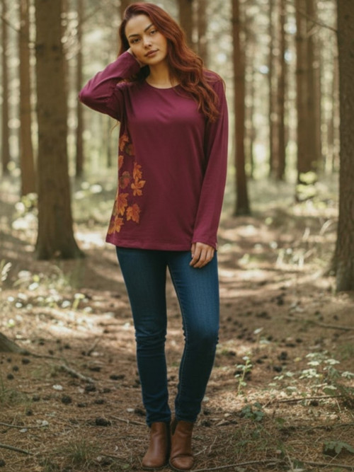 Podzimní šumění – Tanec Lístků, vel. XS-XXXL