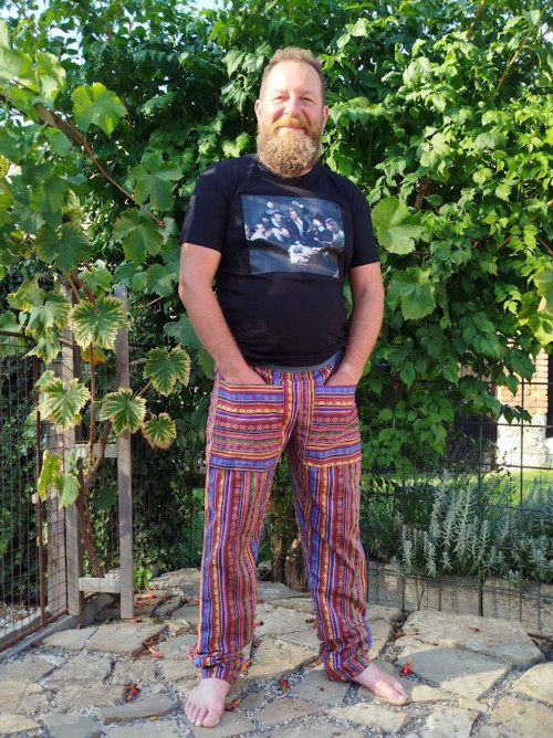 Proužkové kalhoty Mexiko