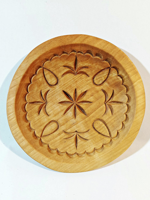 MISKA ručně vyřezaná ORNAMENT (bříza) 14x2cm