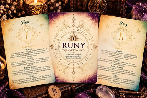 RUNY TAJEMNÉ KOMNATY – 24 starobylých symbolů