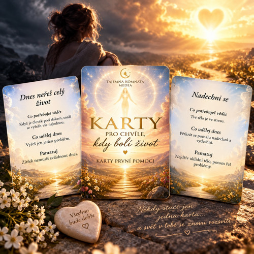 KARTY PRO CHVÍLE, KDY BOLÍ ŽIVOT Karty první pomoc