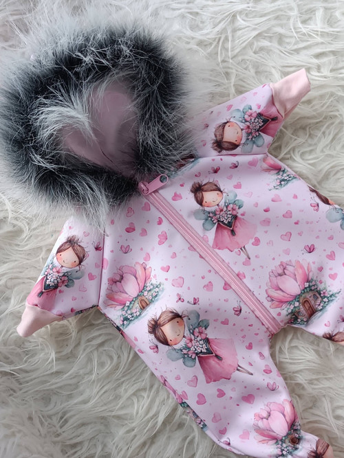 Softshellová kombinéza Baby Born 43cm - Víla