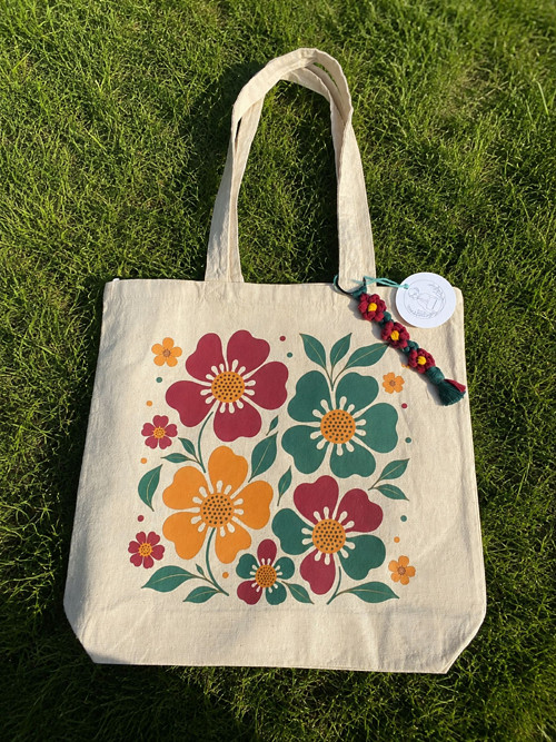 Plátěná taška podzim/ Tote canvas bag autumn