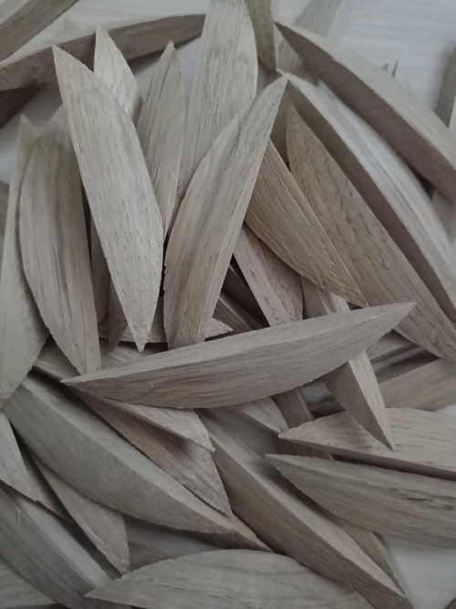 Dřevěná lodička dub 50 ks (7 cm)