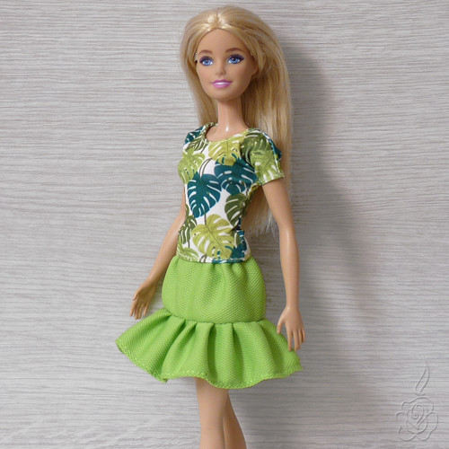 Tričko pro Barbie - Monstera