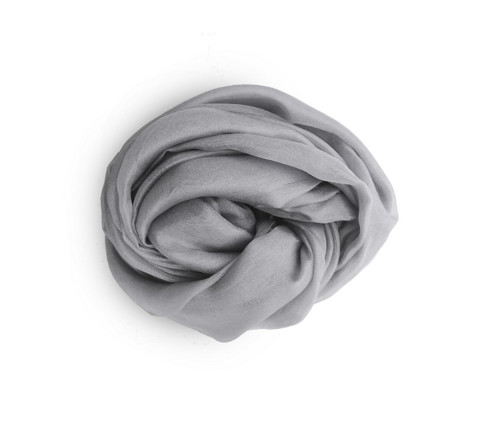 "grey" hedvábná šála, 150x40