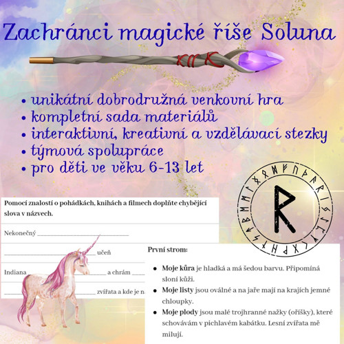 Zachránci magické říše Soluna: dobrodružná hra