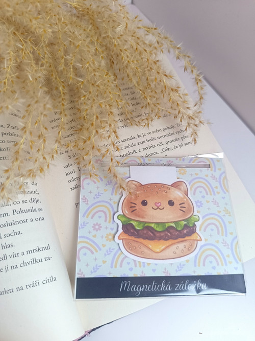 Magnetická záložka - čiči burger