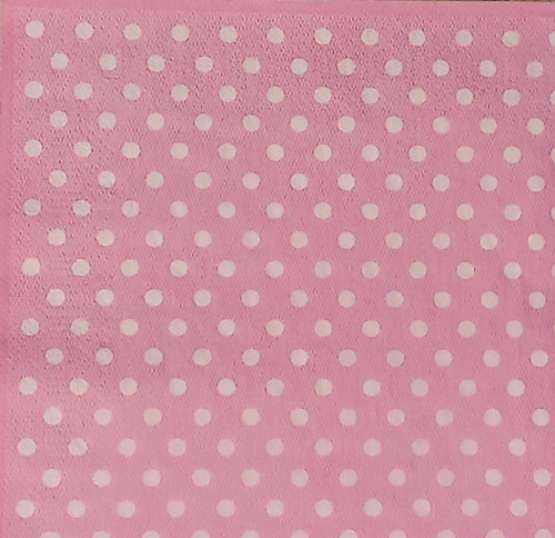 "Puntíky" Ubrousek z papíru na decoupage