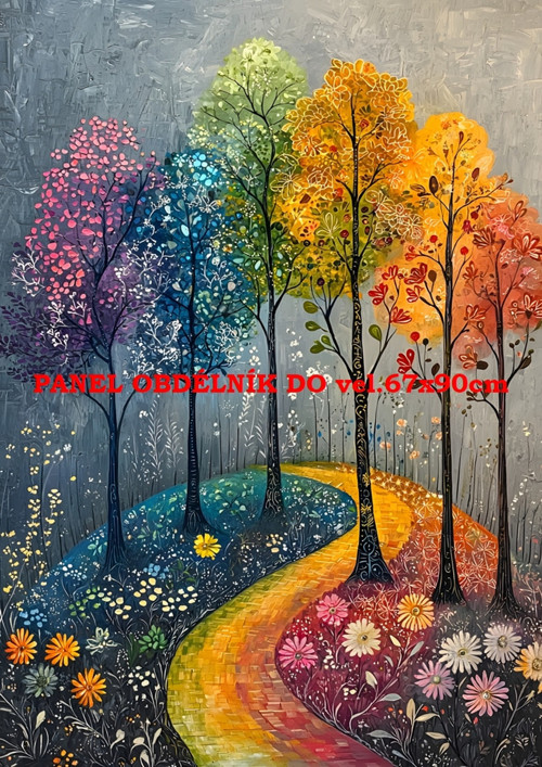 Bavlněný panel 7x10 cm