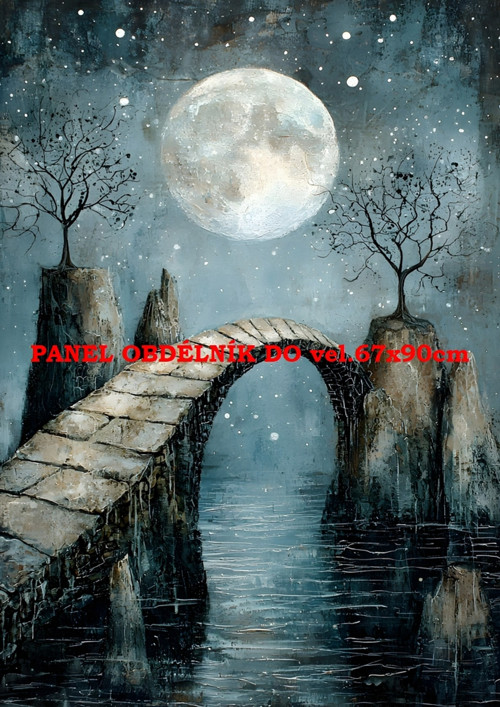 Bavlněný panel 7x10 cm