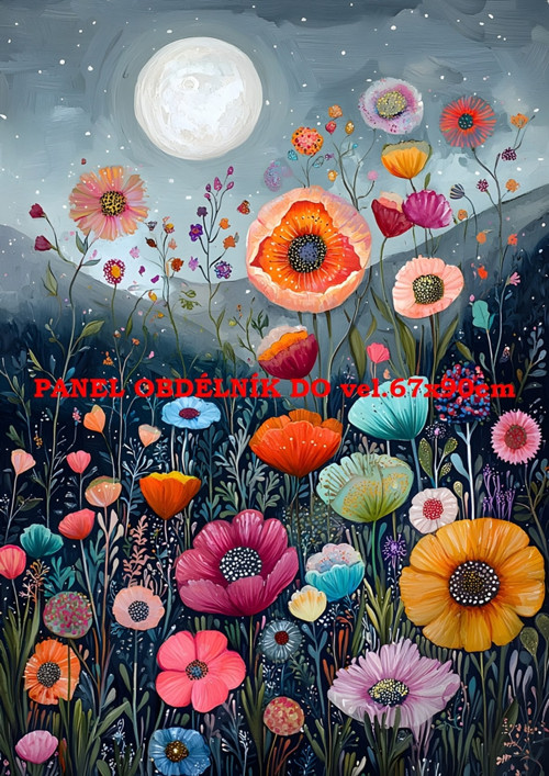 Bavlněný panel 7x10 cm