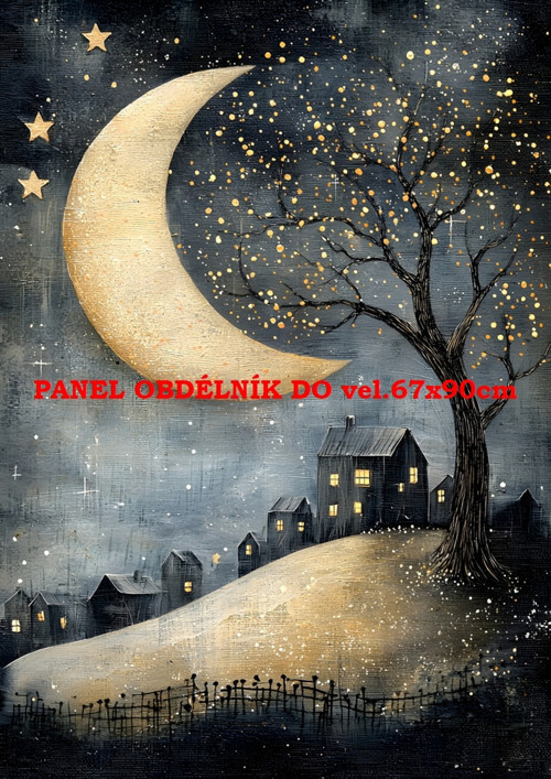 Bavlněný panel 7x10 cm — foto 1