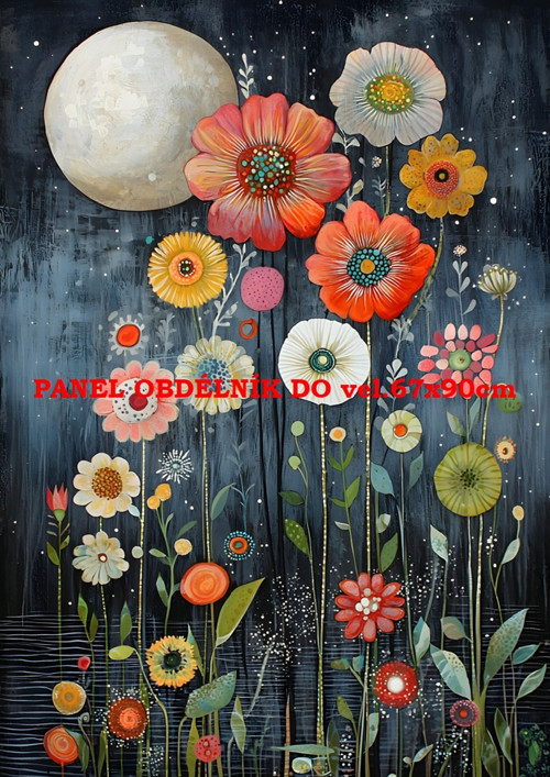 Bavlněný panel 7x10 cm