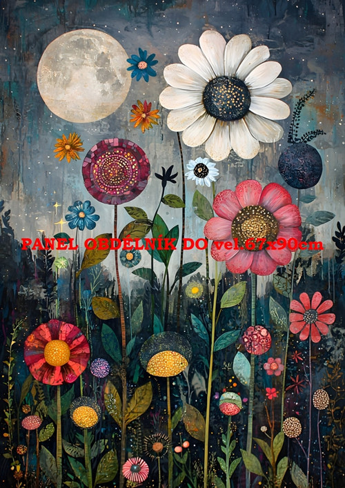 Bavlněný panel 7x10 cm