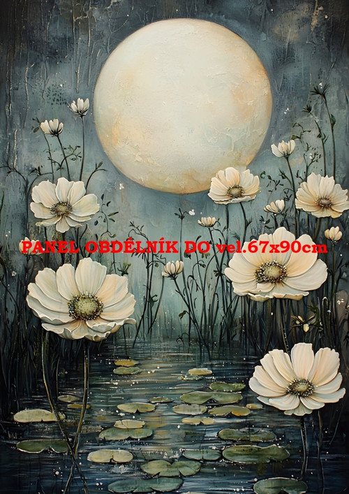 Bavlněný panel 7x10 cm