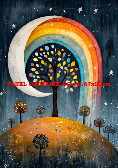 Bavlněný panel 7x10 cm