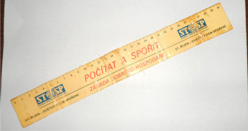 Papírové měřící PRAVÍTKO 30 cm • STSP