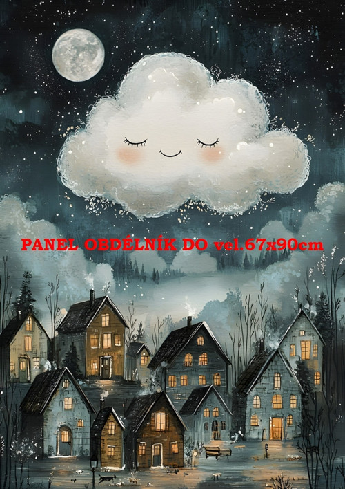 Bavlněný panel 7x10 cm — foto 1