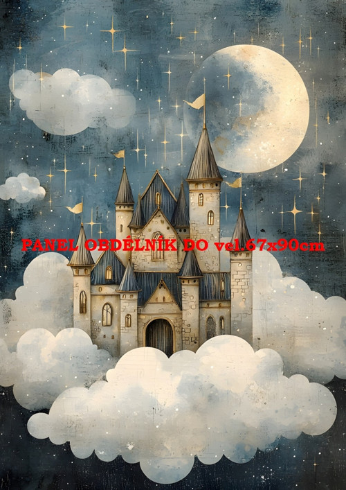 Bavlněný panel 7x10 cm