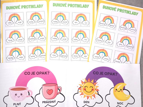 Duhové protiklady KOMPLET 3-7 let