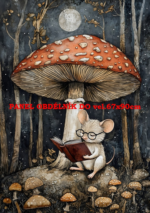 Bavlněný panel 7x10 cm — foto 1