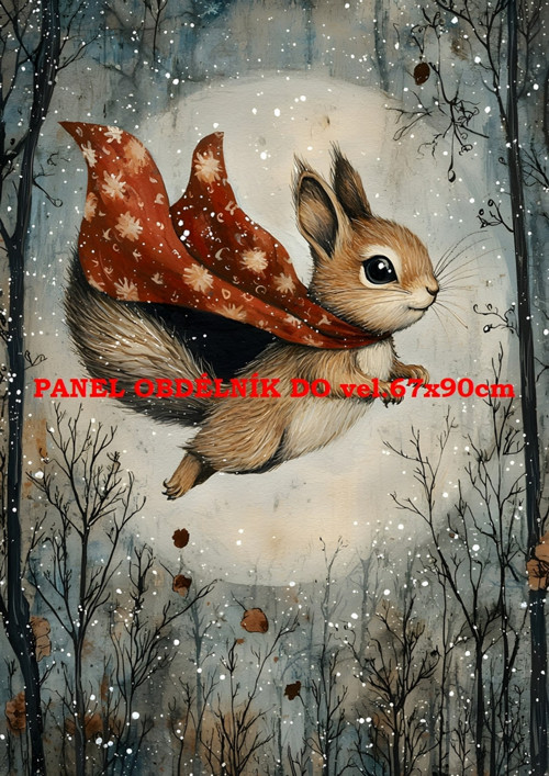 Bavlněný panel 7x10 cm — foto 1