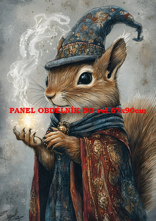 Bavlněný panel 7x10 cm — foto 1