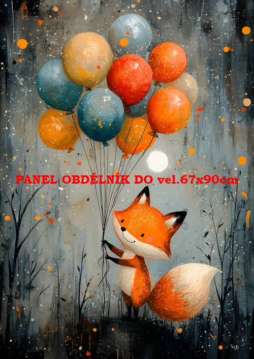 Bavlněný panel 7x10 cm