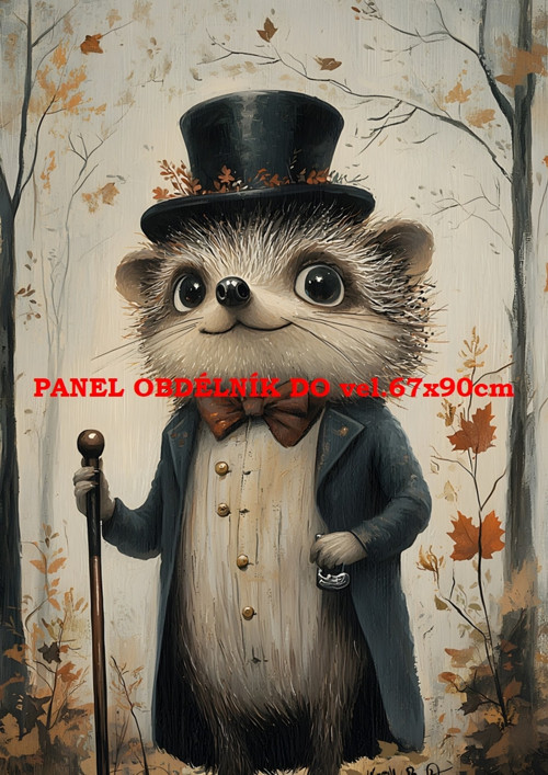 Bavlněný panel 7x10 cm — foto 1
