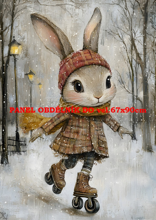 Bavlněný panel 7x10 cm — foto 1