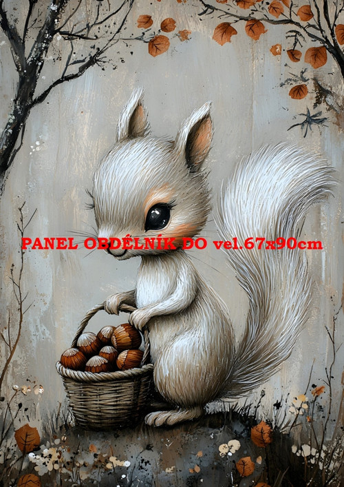 Bavlněný panel 7x10 cm