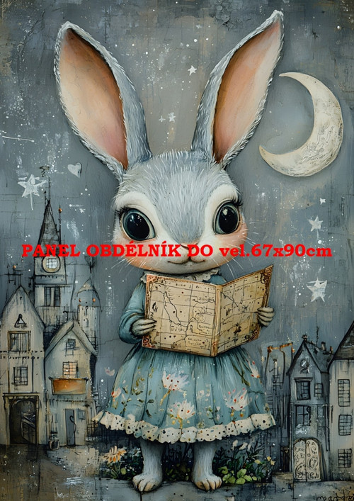 Bavlněný panel 7x10 cm — foto 1