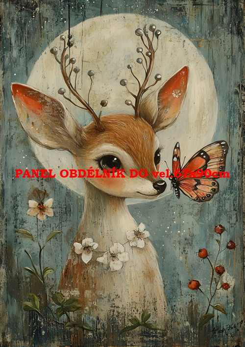 Bavlněný panel 7x10 cm — foto 1