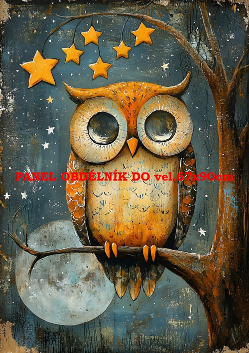 Bavlněný panel 7x10 cm