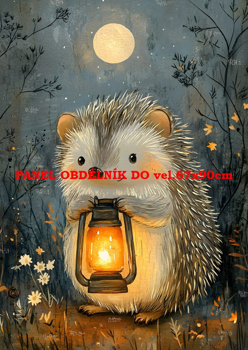 Bavlněný panel 7x10 cm — foto 1