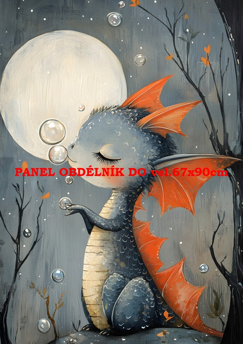 Bavlněný panel 7x10 cm