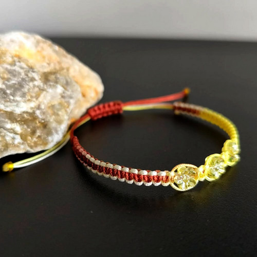 Náramek Shamballa s korálky